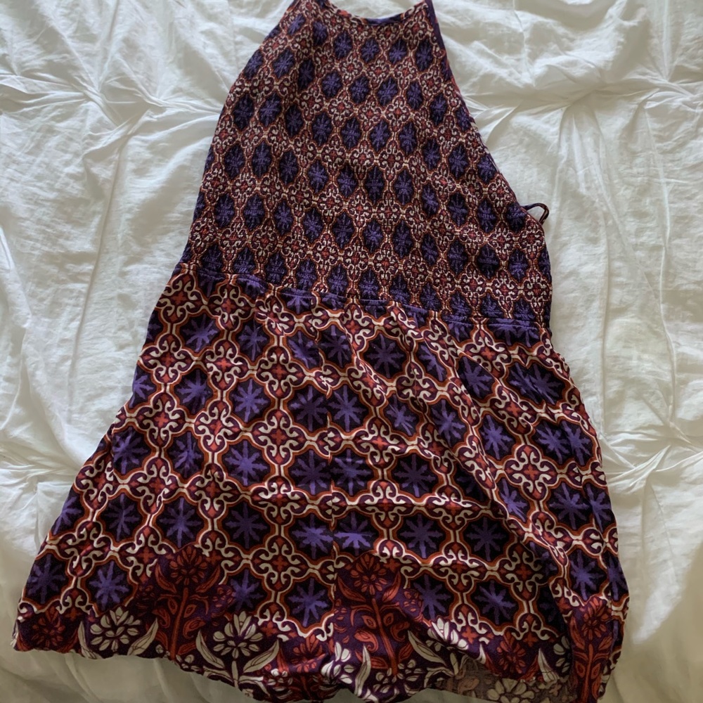 Urban outfitters tie neck no back romper